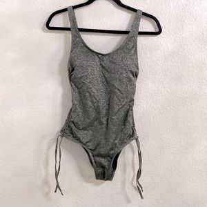 Green Sparkly bathing suit.